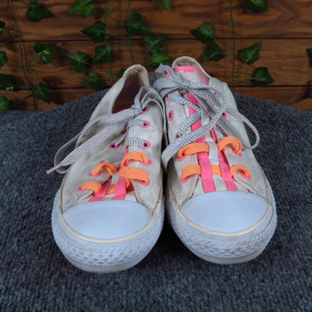 Converse Chuck Taylor Loopholes Girls Shoe Size‎ 3 Junior Sneakers Sunset Glow